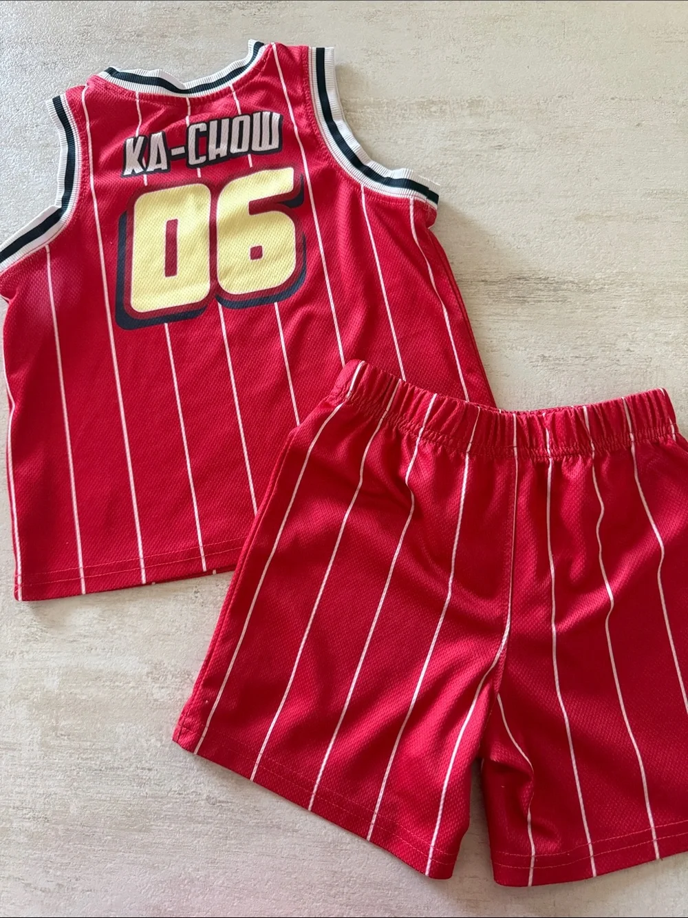 CARS Lightning McQueen Red Boys Tank & Shorts Set 3T